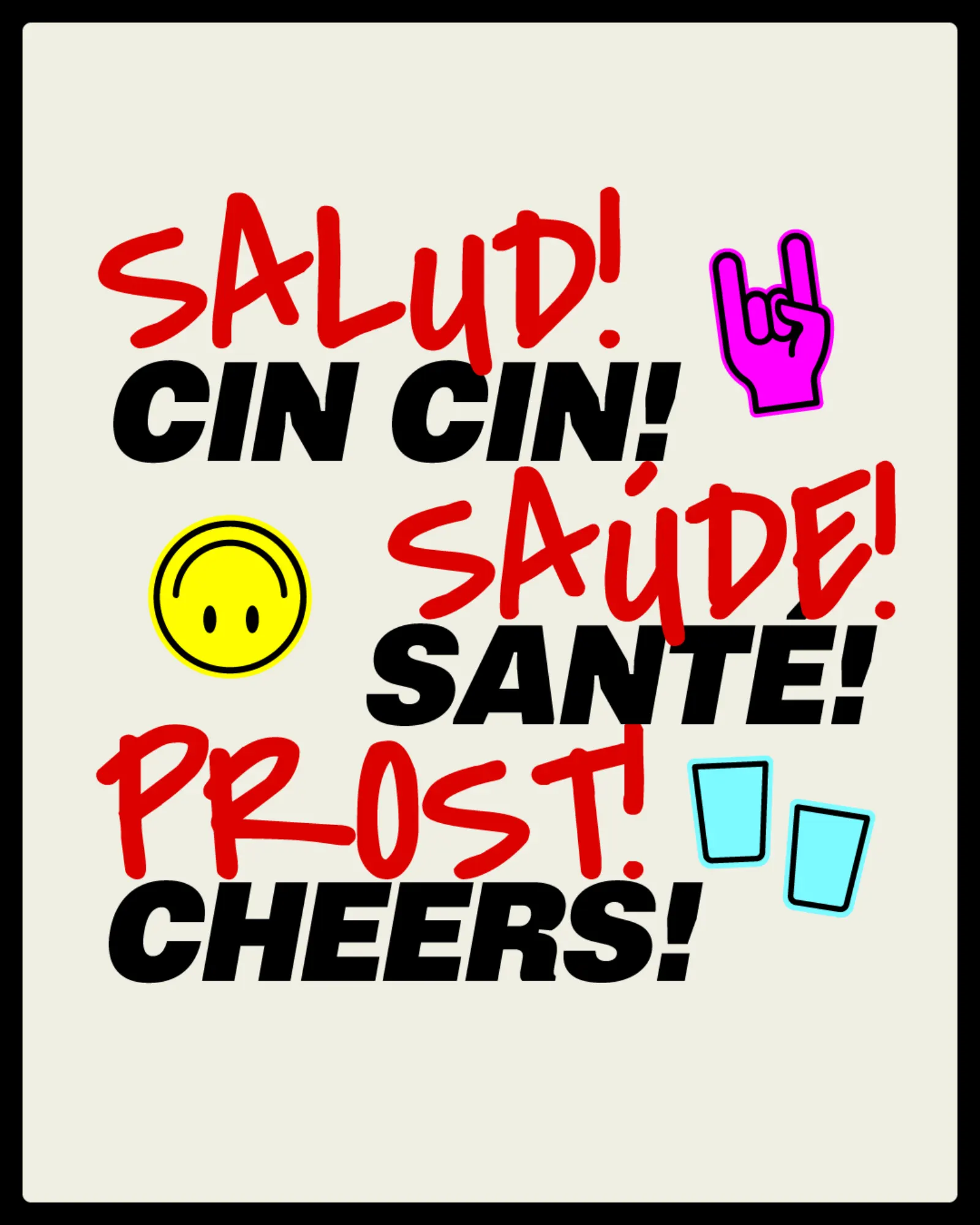 Cheers — Sistema visual
