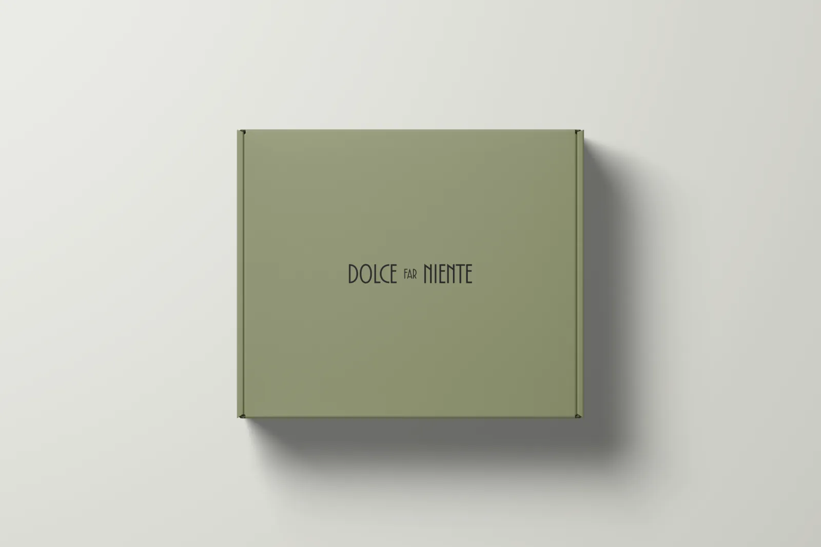 Dolce Far Niente — Hospitalidade · Packaging